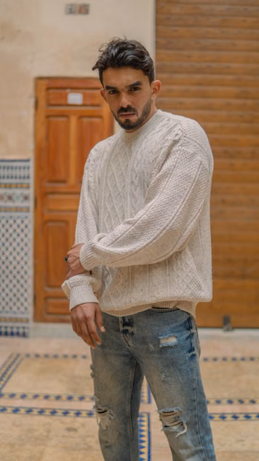 Blusa de Tricô Off White